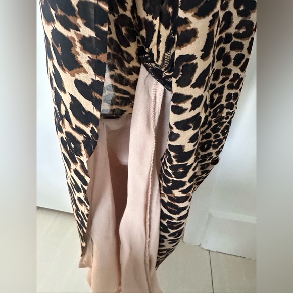 New Reformation Taiga Leopard Print Mini Dress - Picture 14 of 15